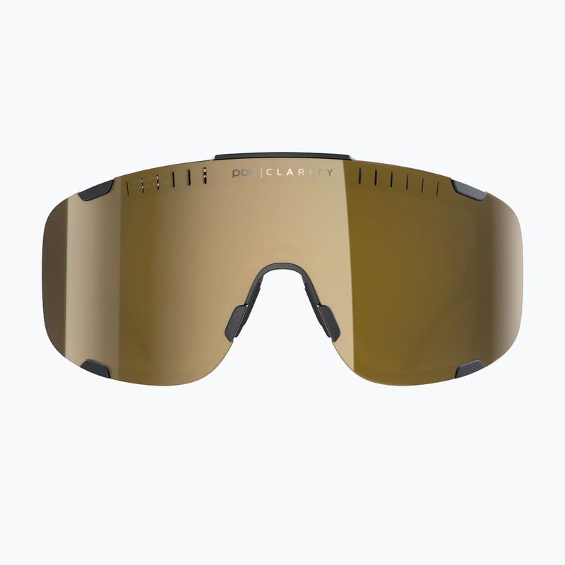 POC Devour WF Uranschwarz/Klarheit Straße/teilweise sonniges Gold Sonnenbrille 2
