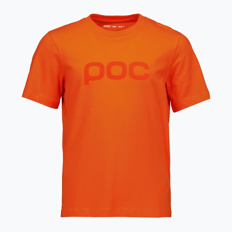 POC Kinder-T-Shirt Tee zink orange 4