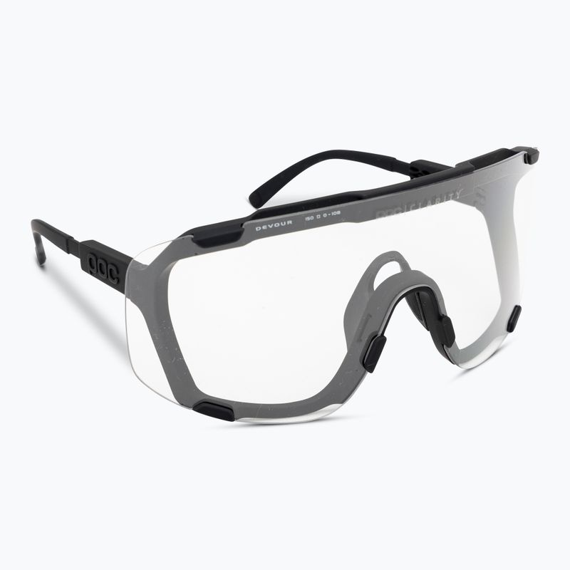 POC Devour Photochromic uranium black/clarity photochromic/changeable grey Sonnenbrille