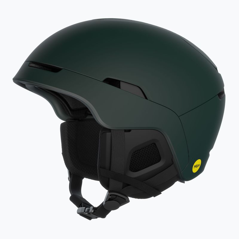 Skihelm POC Obex MIPS pargasite green matt