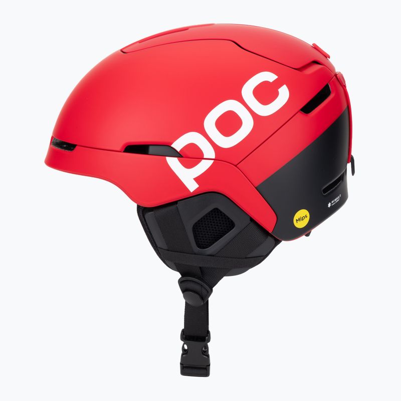 Skihelm POC Obex BC MIPS prismane red matt 3