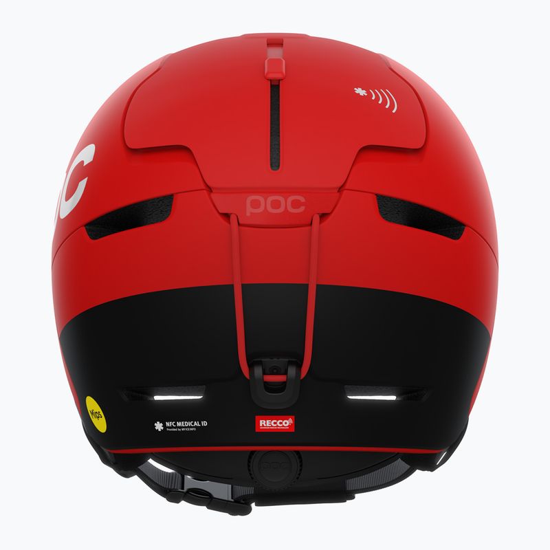 Skihelm POC Obex BC MIPS prismane red matt 3