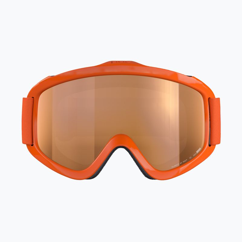 Skibrille Kinder POC POCito Iris fluorescent orange/partly sunny light orange 2