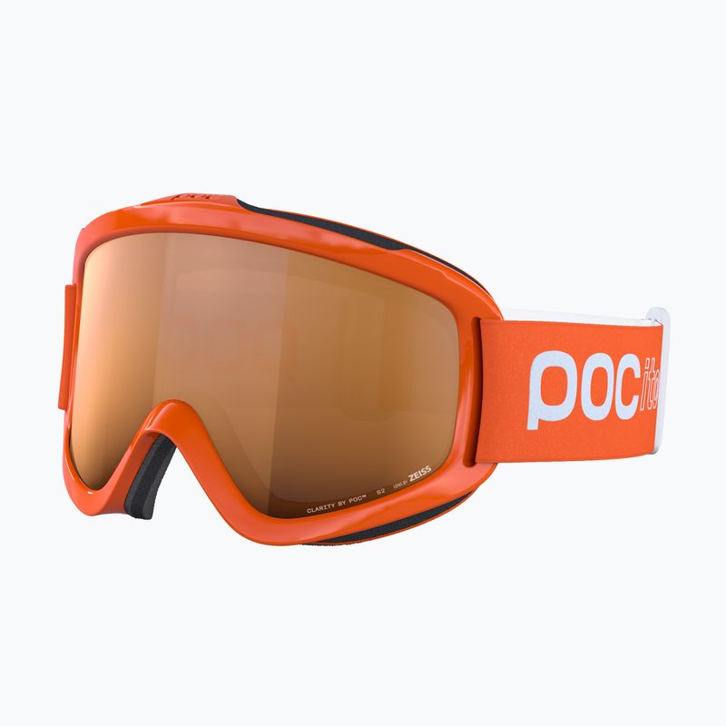 POC POCito Iris fluoreszierend orange/teilweise sonnig hellorange Kinderskibrille 3