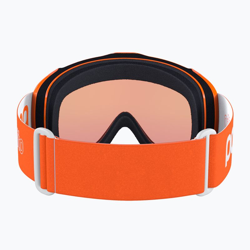 POC POCito Iris fluoreszierend orange/teilweise sonnig hellorange Kinderskibrille 4