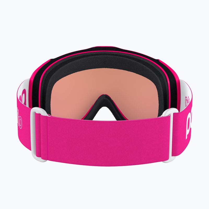 Skibrille Kinder POC POCito Iris fluorescent pink/partly sunny light orange 4