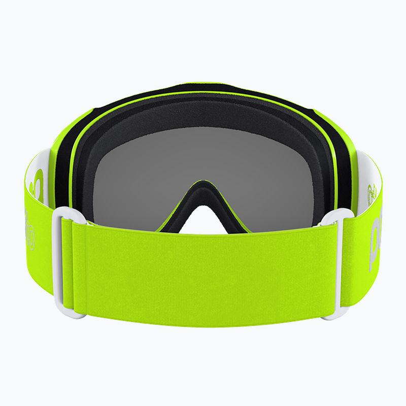 POC POCito Iris fluoreszierende gelb/grün/teilweise sonnig Silber Kinder Skibrille 4