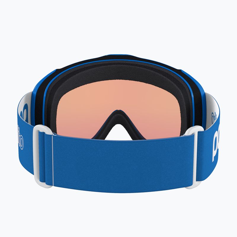 Skibrille Kinder POC POCito Iris fluorescent blue/partly sunny light orange 4