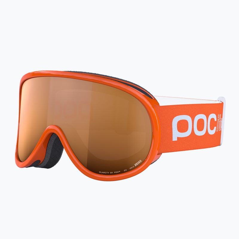 Kinder-Skibrille POC POCito Retina Jr S2 fluorescent orange/partly sunny light orange 2