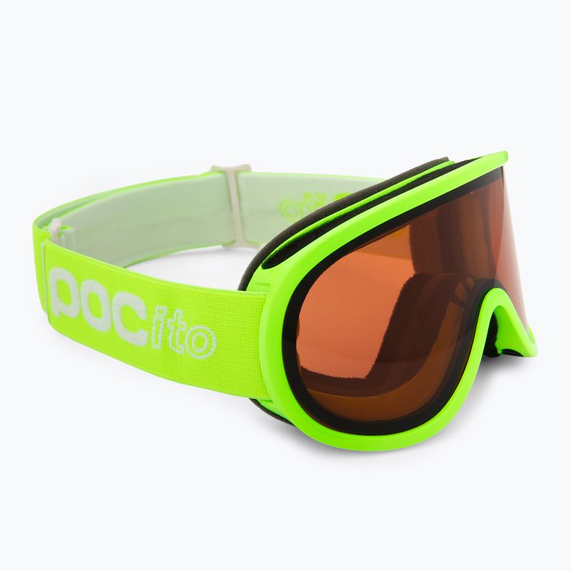 Kinder-Skibrille POC POCito Retina Jr S2 fluorescent yellow/green/partly sunny light orange