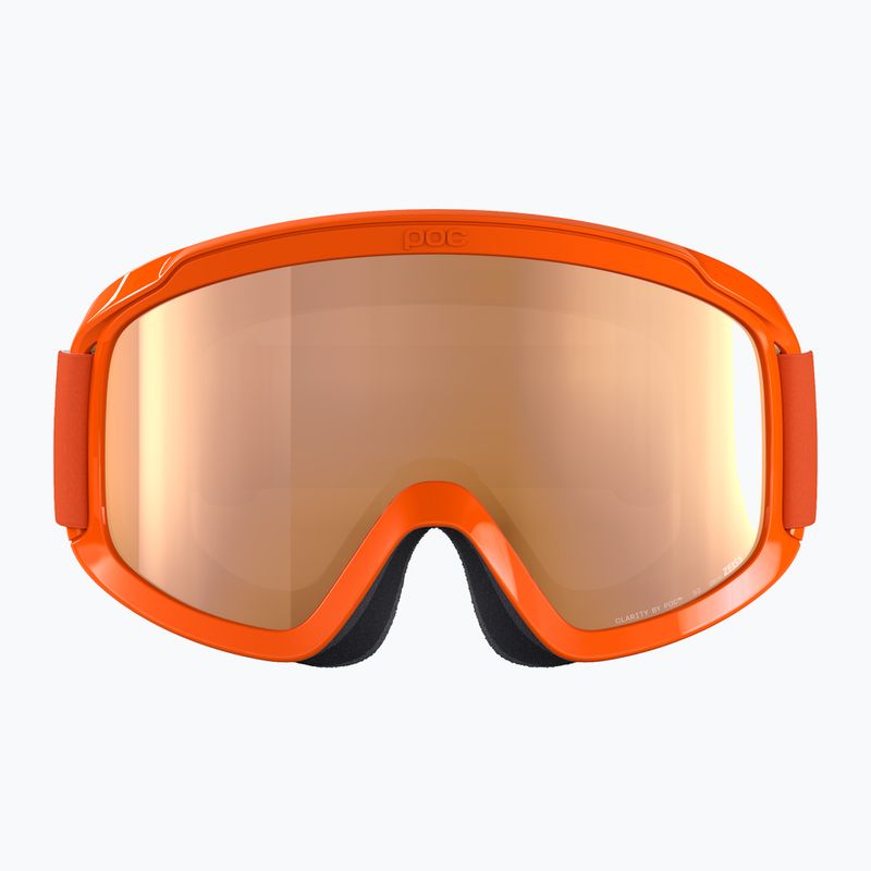 Skibrille Kinder POC POCito Opsin fluorescent orange/partly sunny light orange 2