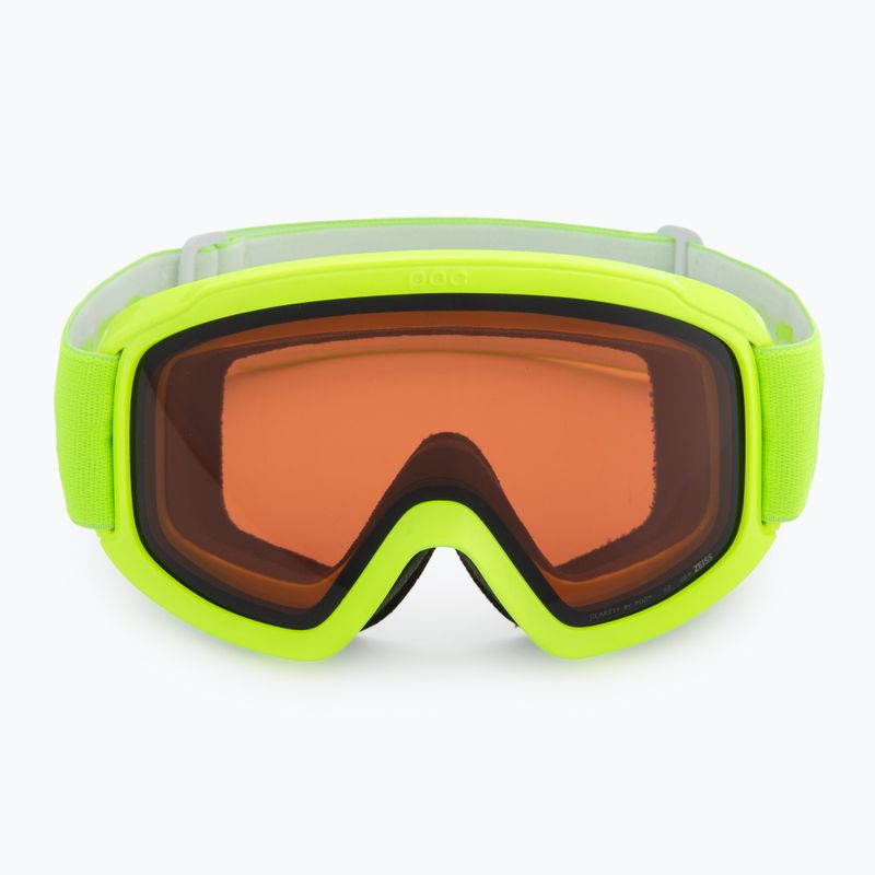 Skibrille Kinder POC POCito Opsin fluorescent yellow/green/partly sunny light orange 2