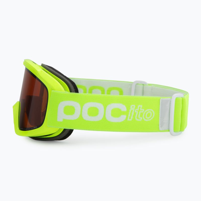 Skibrille Kinder POC POCito Opsin fluorescent yellow/green/partly sunny light orange 4