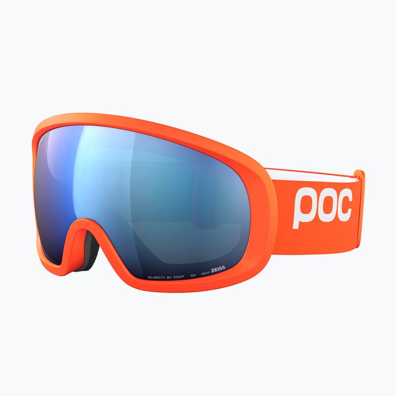 POC Fovea Mid Skibrille zink orange/teilweise sonnig blau 3