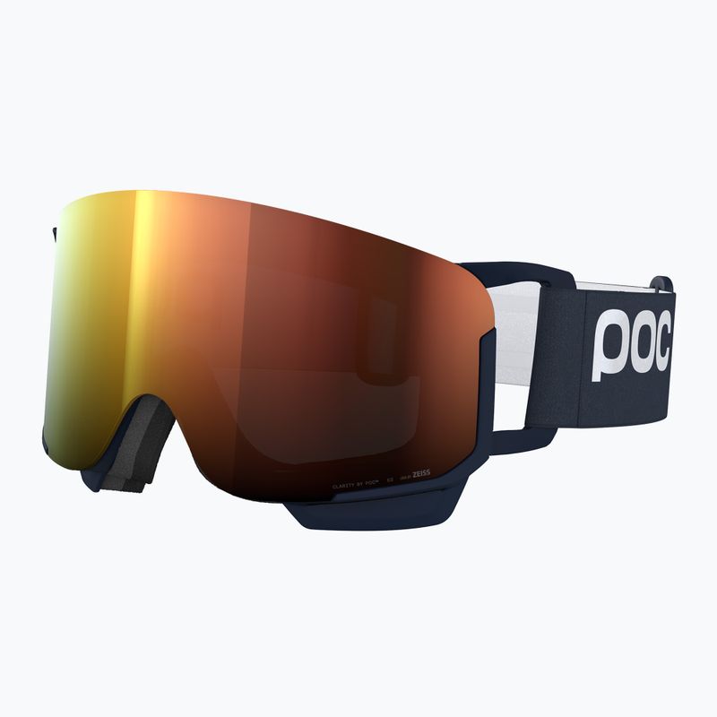 POC Nexal Mid apatite navy/teilweise sonnig orange Skibrille 4