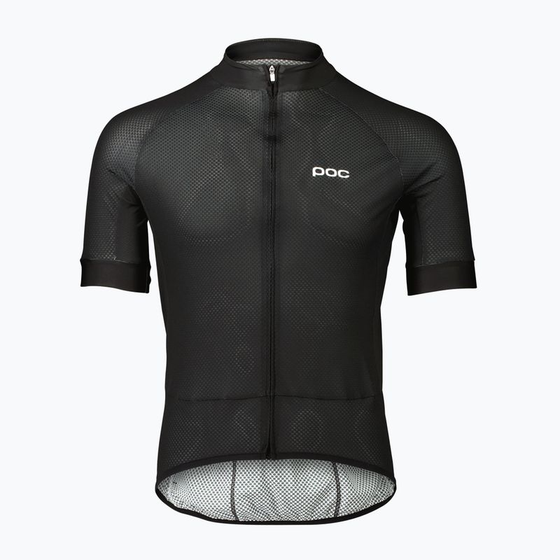 Fahrradtrikot Herren POC Essential Road Logo uranium black/hydrogen white