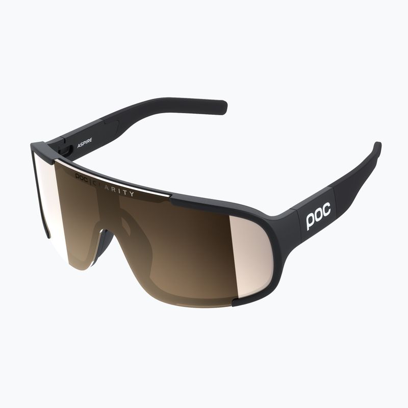 POC Aspire uranium black/clarity trail/partly sunny silver Sonnenbrille