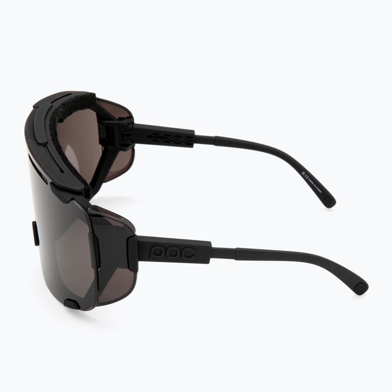 Sonnenbrille POC Devour Glacial uranium black/clarity universal/sunny grey 5