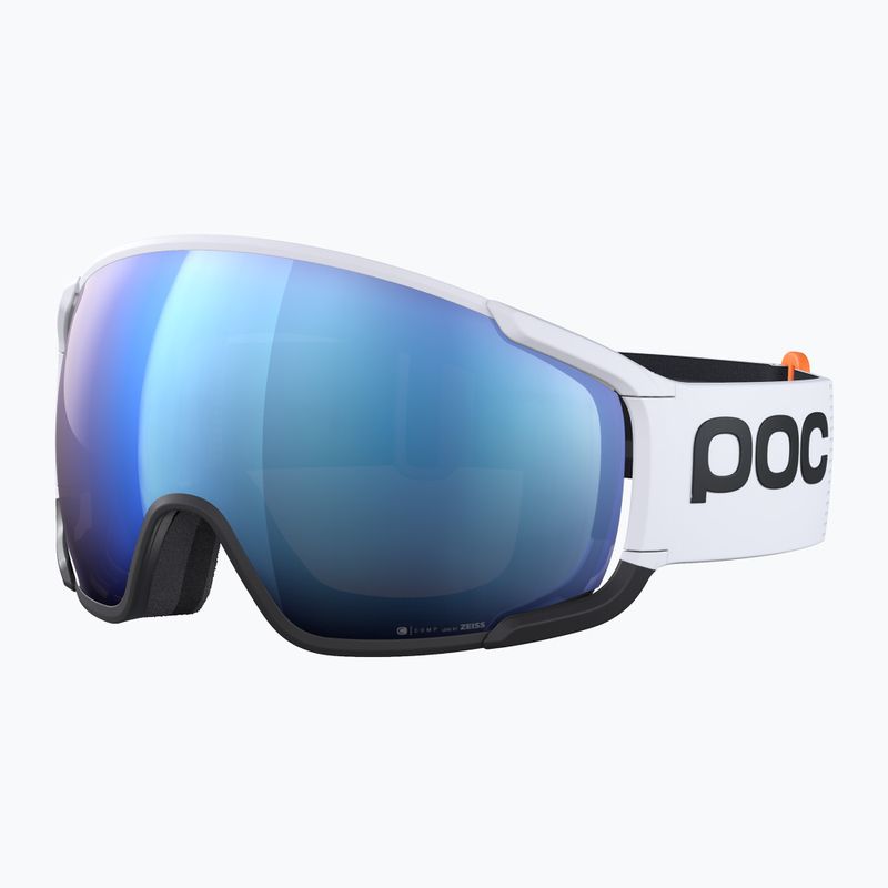Skibrille POC Zonula Race hydrogen white/black/partly blue