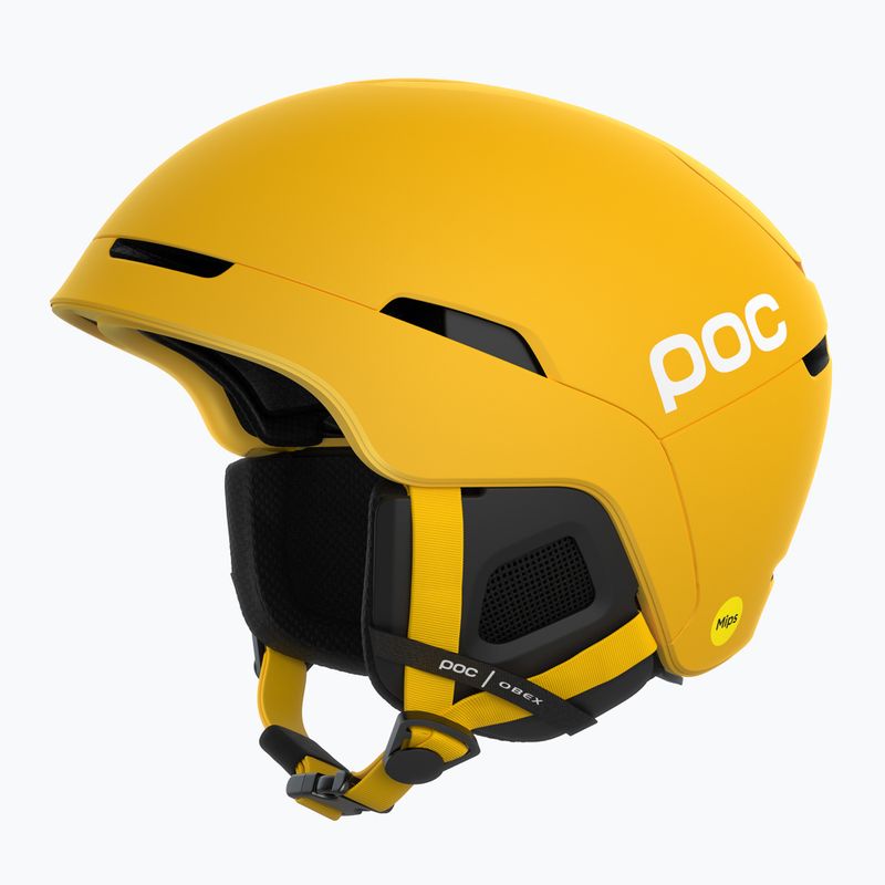 Skihelm POC Obex MIPS sulphite yellow matt 6