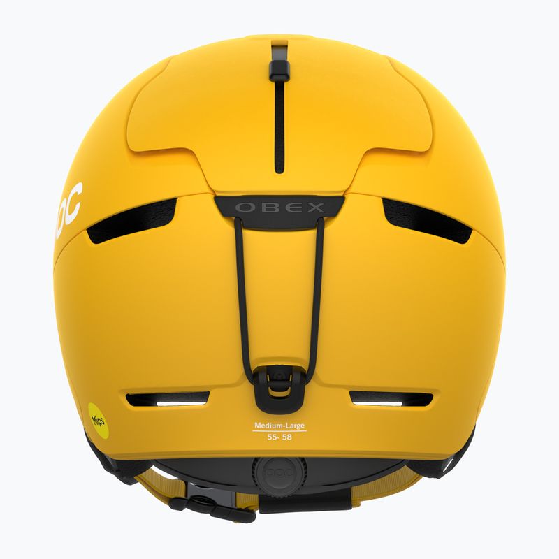 Skihelm POC Obex MIPS sulphite yellow matt 9