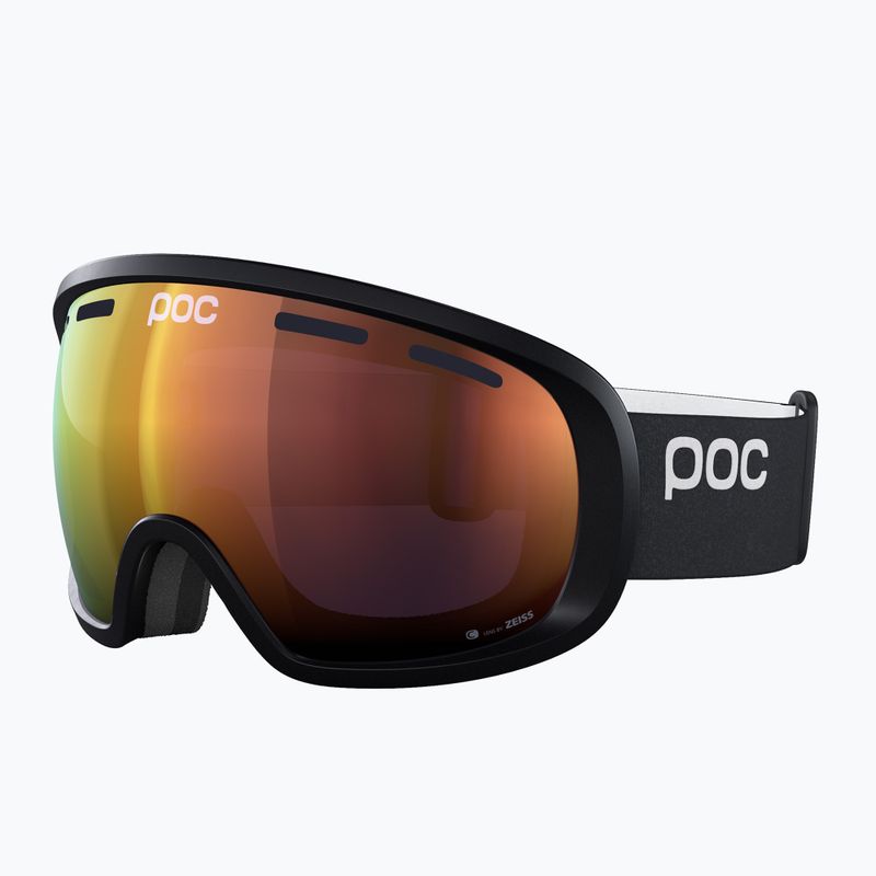 Skibrille POC Fovea uranium black/partly sunny orange