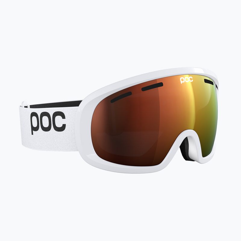 POC Fovea Mid hydrogen white/partly sunny orange Skibrille