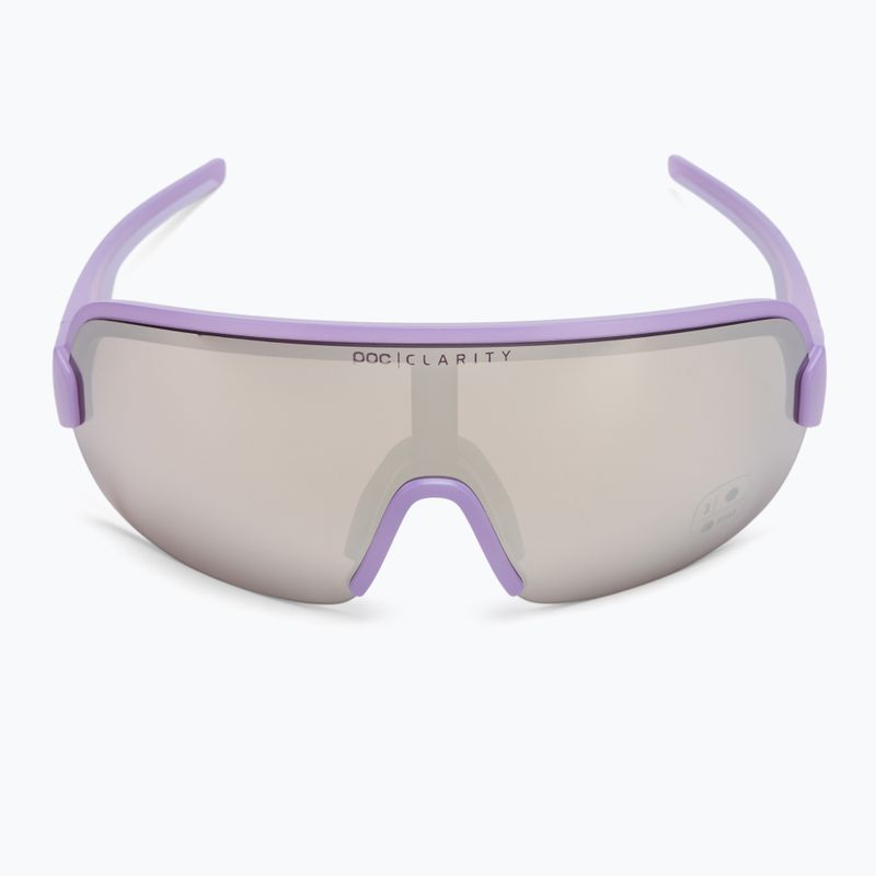 Fahrradbrille POC Aim purple quartz translucent/clarity road silver 3