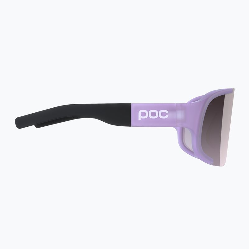 Fahrradbrille POC Aspire purple quartz translucent/clarity road silver 4