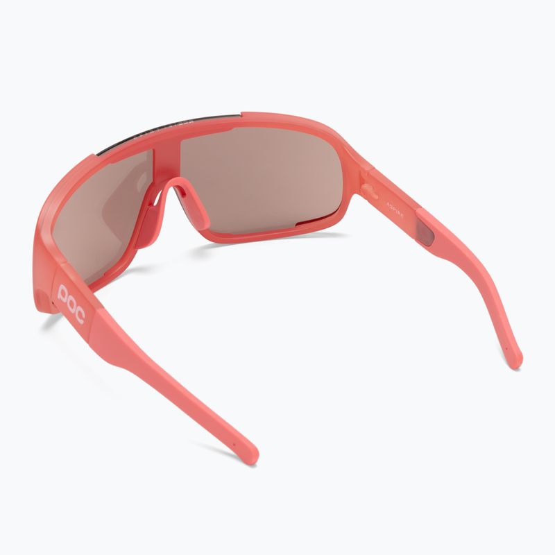 Fahrradbrille POC Aspire ammolite coral translucent/clarity trail silver 2