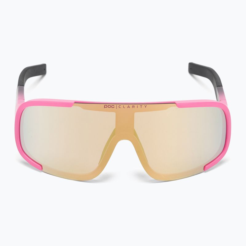 Fahrradbrille POC Aspire pink/uranium black translucent/clarity road gold 3