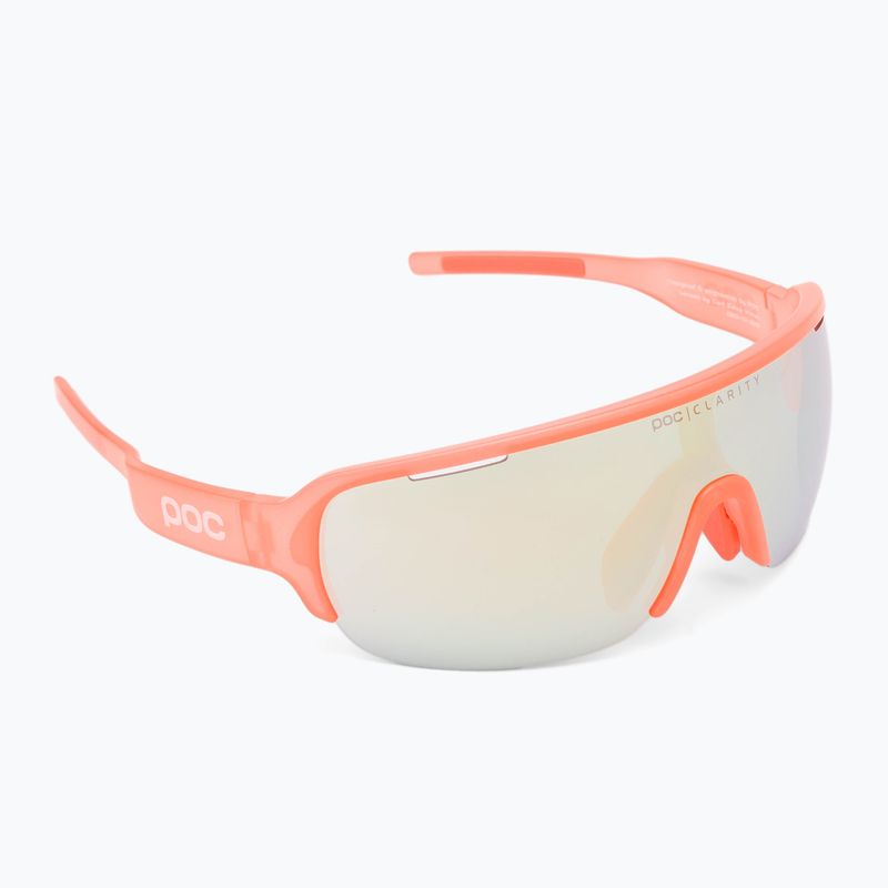 POC Do Half Blade fluoreszierende orange transluzente Fahrradbrille