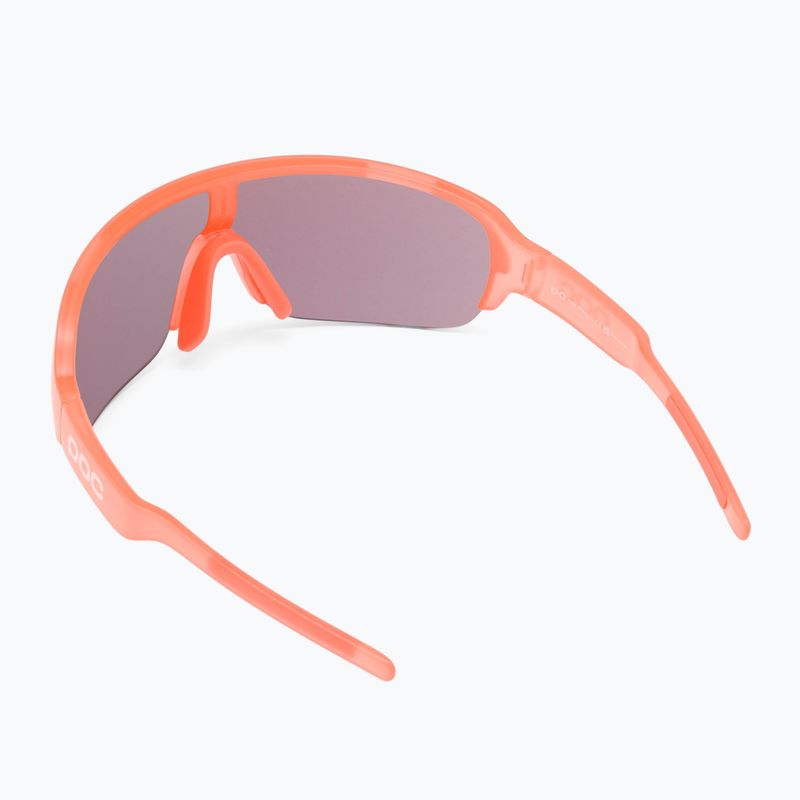 POC Do Half Blade fluoreszierende orange transluzente Fahrradbrille 2