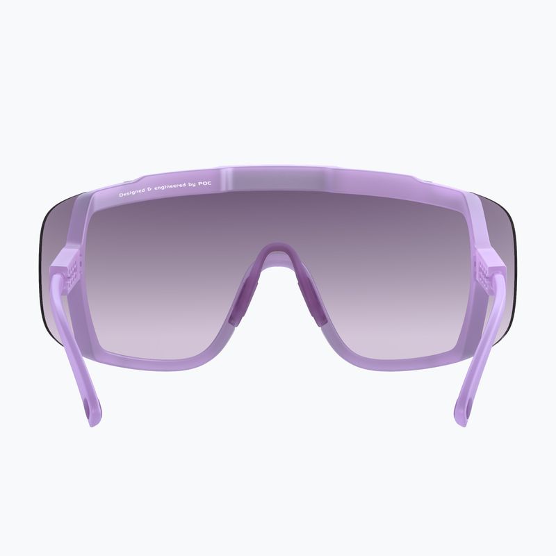 Fahrradbrille POC Devour purple quartz translucent/clarity road silver 8