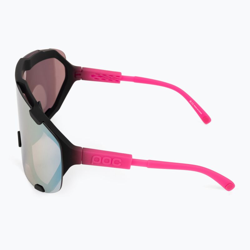 Fahrradbrille POC Devour fluo pink/uranium black translucent/clarity road gold 5