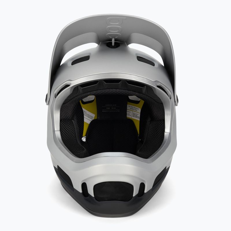 Fahrradhelm POC Coron Air MIPS argentite silver/uranium black matt 2