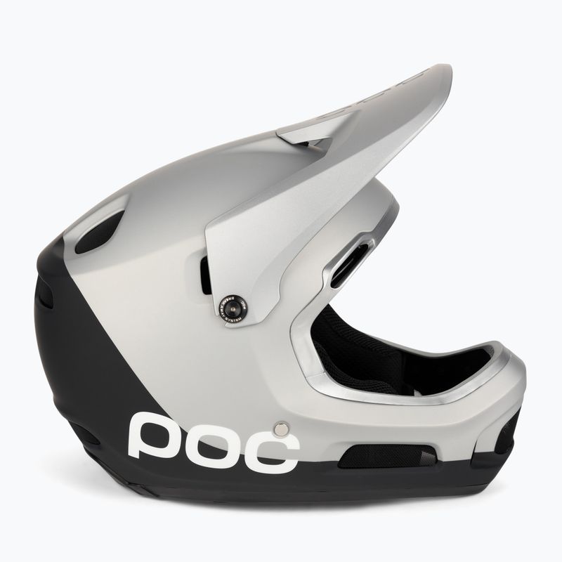 Fahrradhelm POC Coron Air MIPS argentite silver/uranium black matt 3