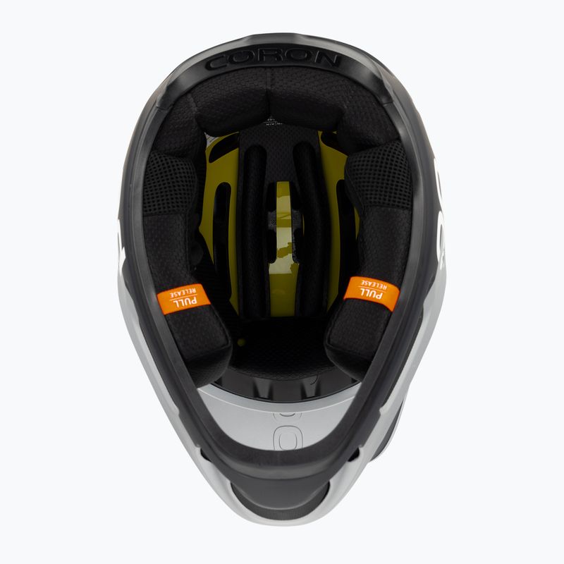 Fahrradhelm POC Coron Air MIPS argentite silver/uranium black matt 5