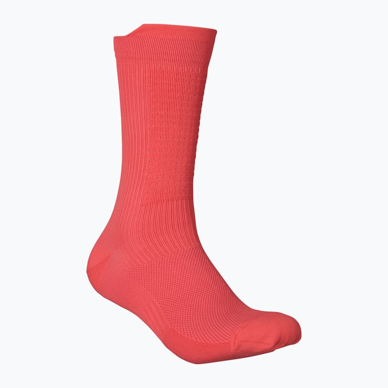 Radsocken POC Lithe MTB Mid ammolite coral 4