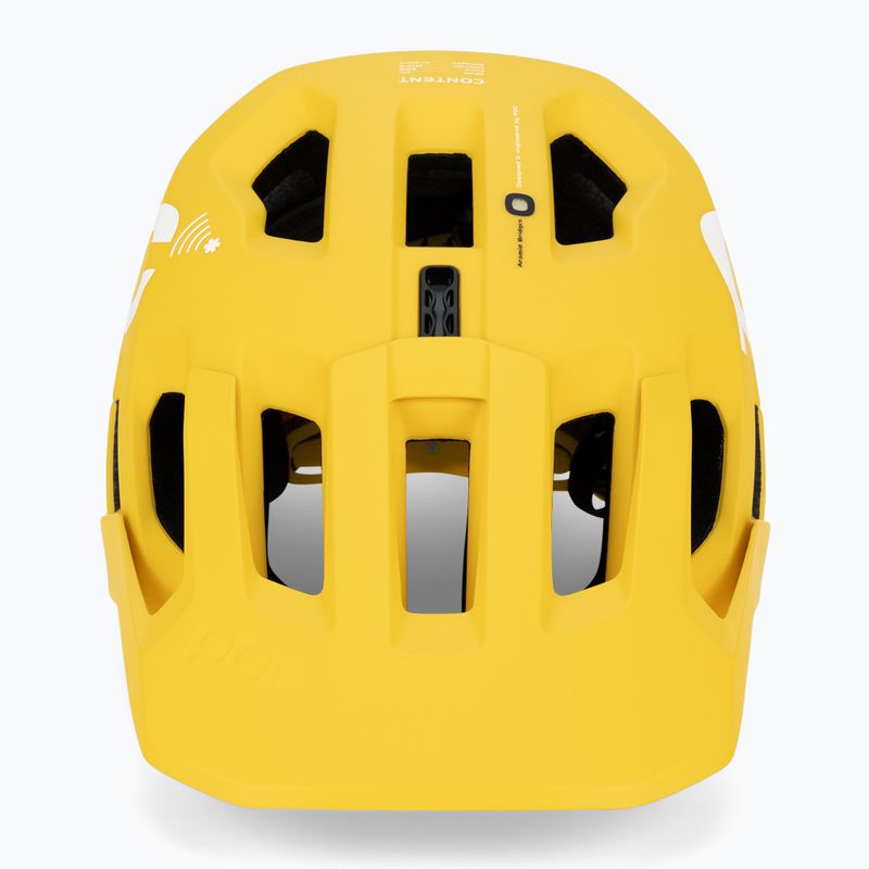 Fahrradhelm POC Kortal Race MIPS aventurine yellow matt 2