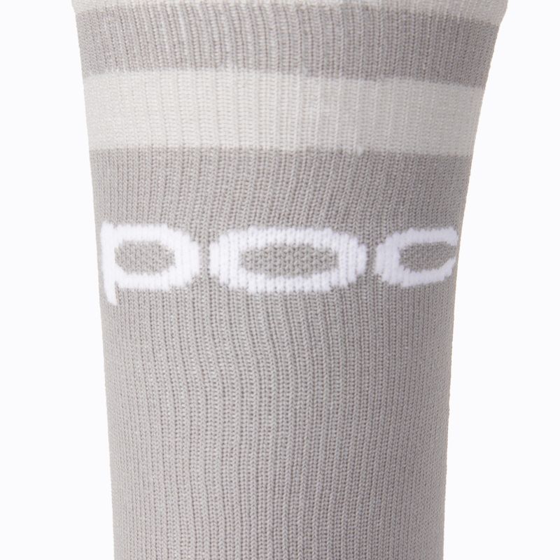 Radsocken POC Lure MTB Long lt sandstone beige/moonstone grey 3