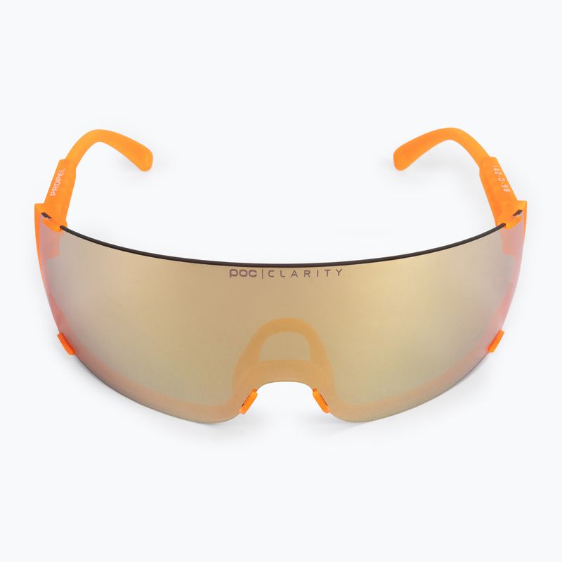 Fahrradbrille POC Propel fluorescent orange translucent/clarity road gold 4