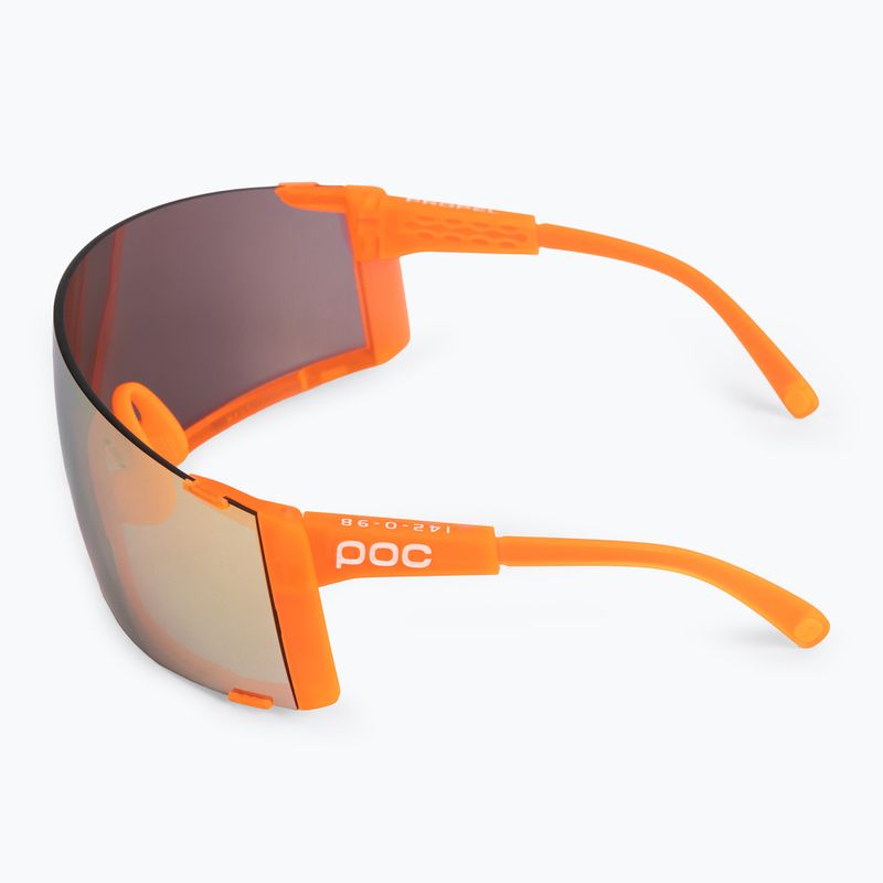 Fahrradbrille POC Propel fluorescent orange translucent/clarity road gold 5