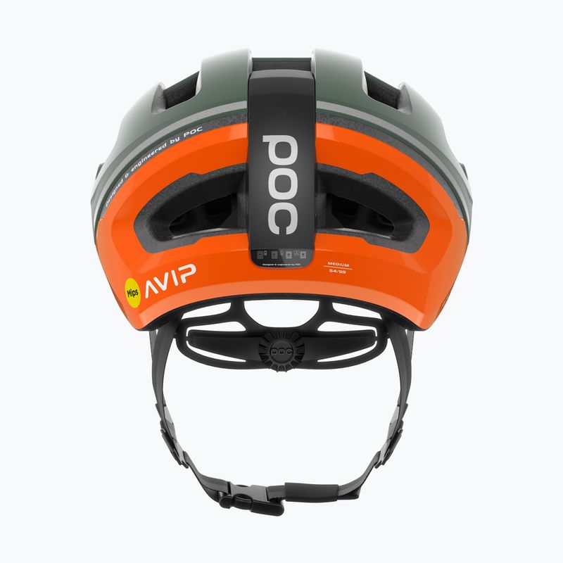 POC Omne Beacon MIPS fluoreszierend orange avip/epidote grün matt Fahrradhelm 6