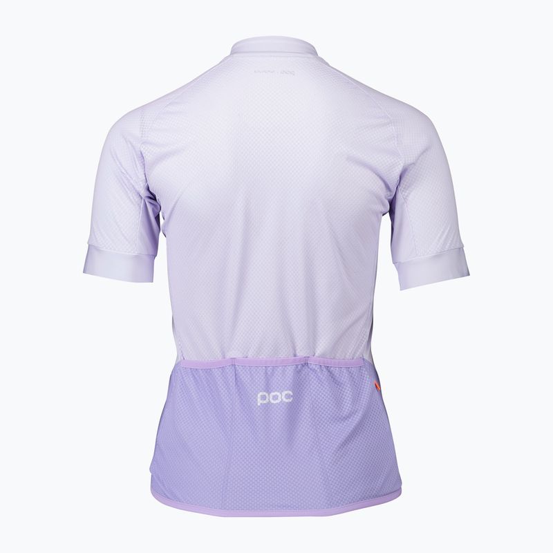 Fahrradtrikot für Frauen POC Essential Road Logo purple amethyst/purple quartz 2