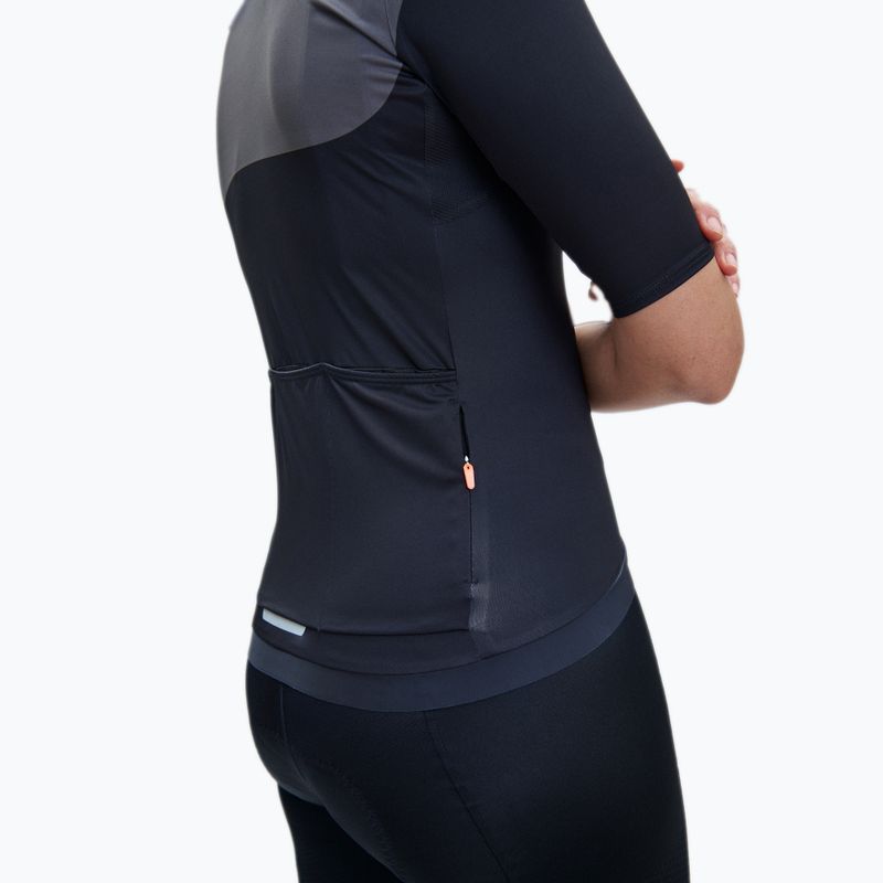 Fahrradtrikot für Frauen POC Essential Road Print uranium black/sylvanite grey 3