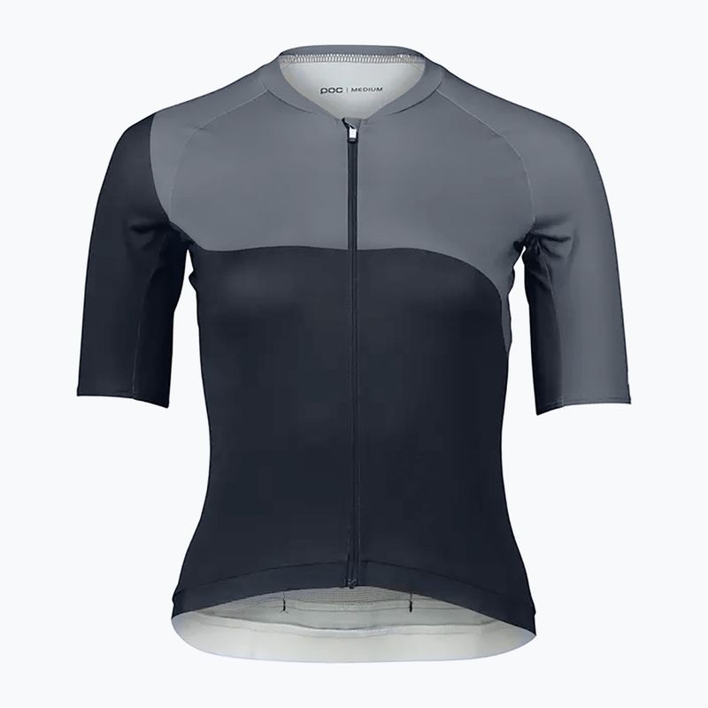 Fahrradtrikot für Frauen POC Essential Road Print uranium black/sylvanite grey 4