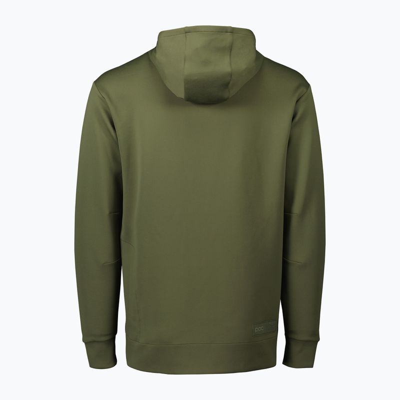 Herren-Trekking-Sweatshirt POC Poise Hoodie epidote green 5