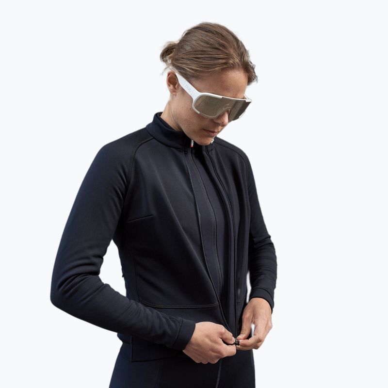 Fahrradjacke für Frauen POC Thermal uranium black 2