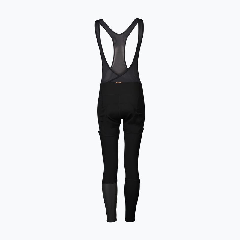 Damen Radhose POC Thermal Cargo Tights uranium schwarz 3